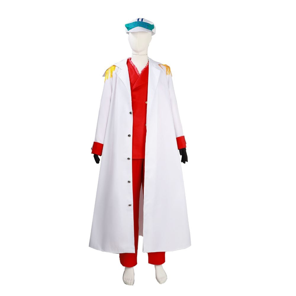 One Piece Admiral Akainu Sakazuki Cosplay Costume [sz:small]