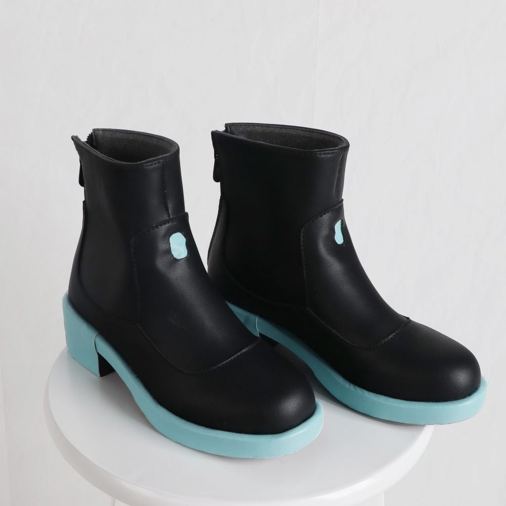 Vocaloid Hatusine Miku Anime Cosplay Shoes [sz:36]