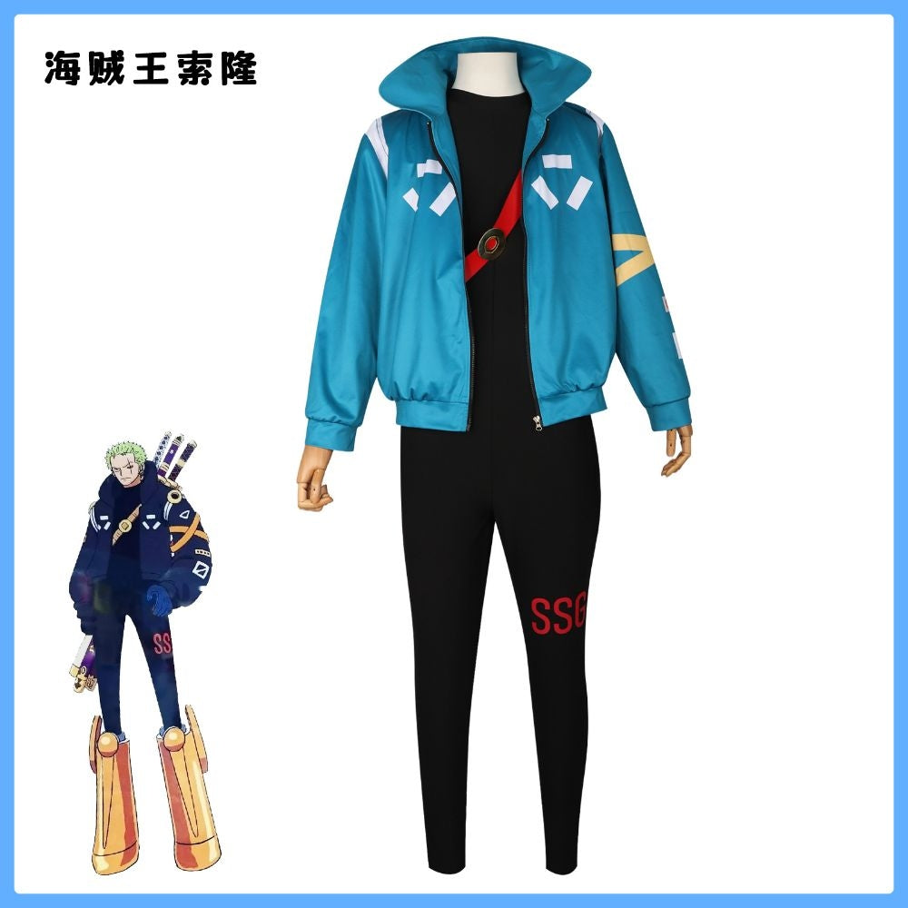 One Piece Egghead Roronoa Zoro Cosplay Costume [sz:large]