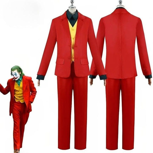 Joker 2019 Red Suit Cosplay Costume [sz:large]