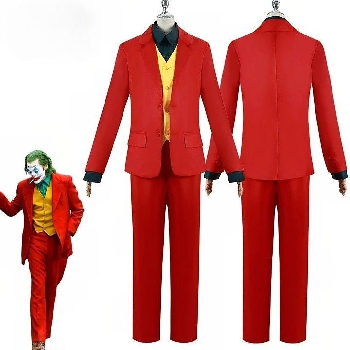 Joker 2019 Red Suit Cosplay Costume [sz:xl]