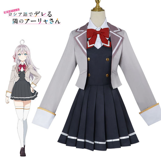Alya Sometimes Hides Her Feeling In Russian Alisa Mikhailova Uniform Cosplay Costume [sz:small]
