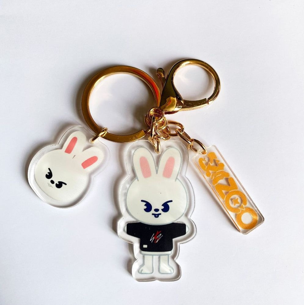 Stray Kids Skzoo Acrylic Keyrings: Leebit [chr:leebit]