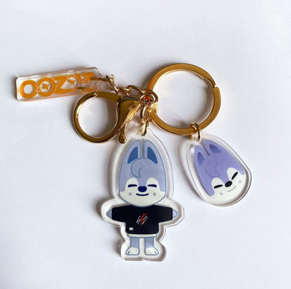 Stray Kids Skzoo Acrylic Keyrings: Wolf Chan [chr:wolf Chan]
