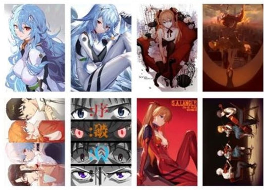 Anime Poster Pack 8pcs Neon Genesis Evangelion