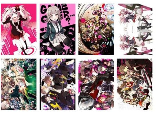 Anime Poster Pack 8pcs Danganronpa