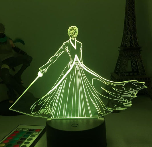 Bleach Acrylic Led Light - Ichigo Kurusaki