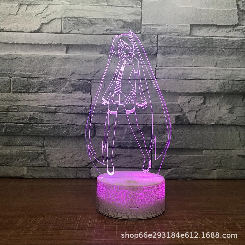 Hatsune Miku Acrylic Led Light