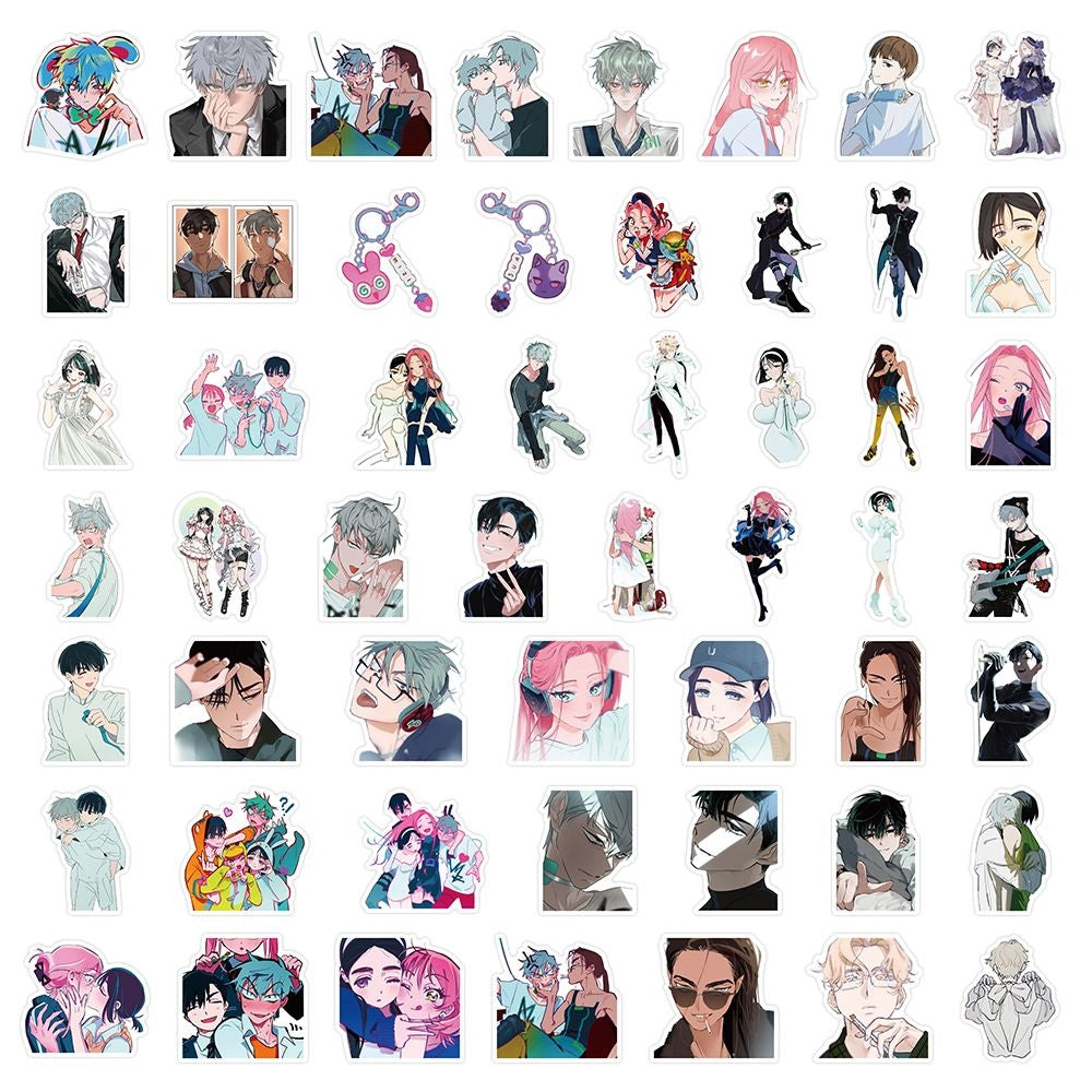 50pcs Alien Stage Sticker Pack