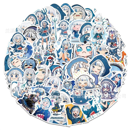 60pcs Hololive Vtuber Sticker Pack