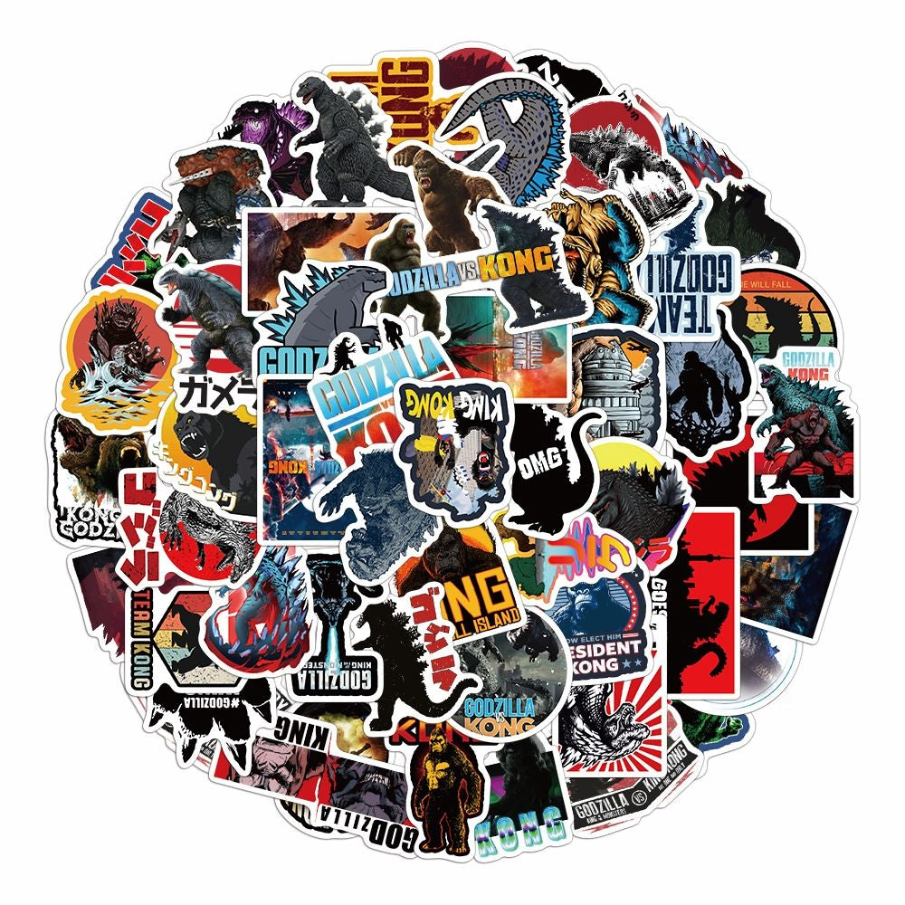 50pcs Godzilla Sticker Pack