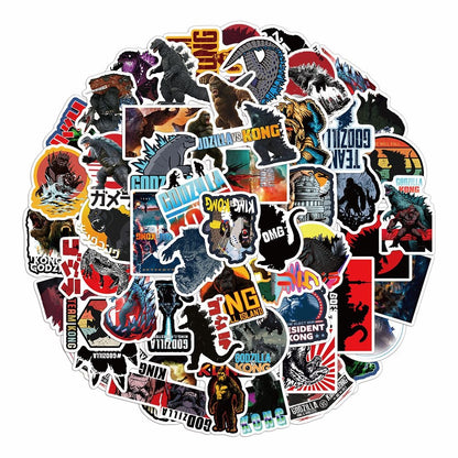 50pcs Godzilla Sticker Pack
