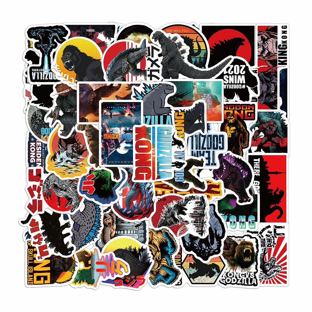 50pcs Godzilla Sticker Pack