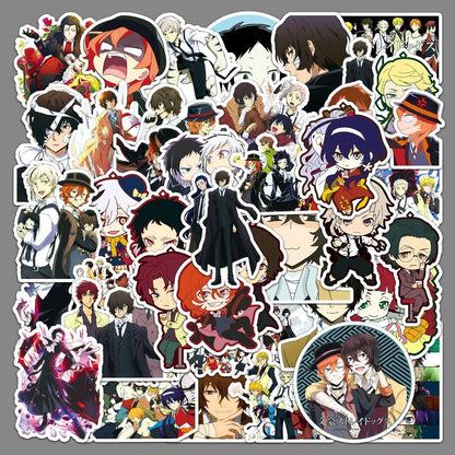 50pcs Bungou Stray Dogs Sticker Pack
