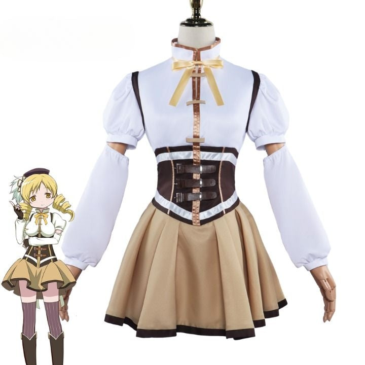 Magi Madoka Magica Mami Tomoe Cosplay Costume [sz:xl]