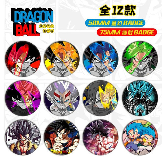 Dragon Ball Jumbo Badge Assorted