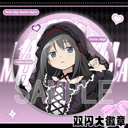 Madoka Magica Jumbo Badge Assorted