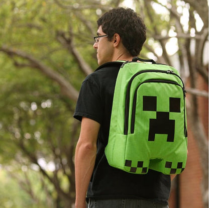 Minecraft Green Backpack