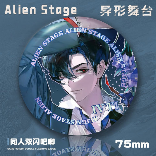 Alien Stage Laser Jumbo Badge Assorted