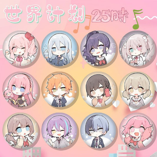 Project Sekai Jumbo Badge Assorted