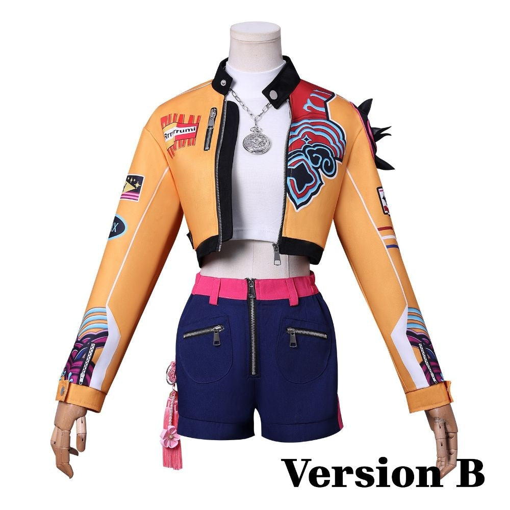 Kpop Demon Hunters Rumi Cosplay Jacket: 1. Xs (au Xxxs - Xxs) [sz:xs]