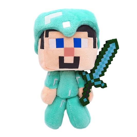 Minecraft Blue Steve 25cm Plush