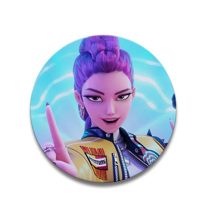 Kpop Demon Hunters 58mm Jumbo Badge Assorted