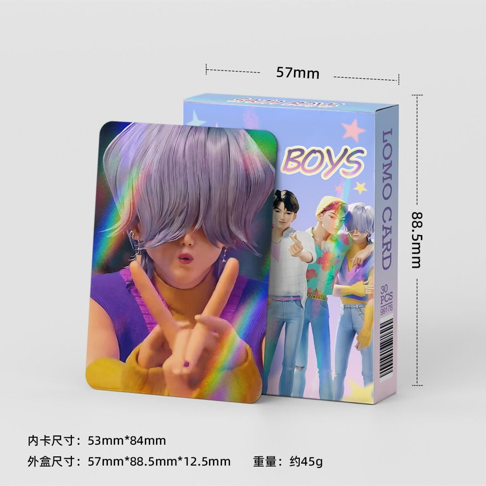 30pcs Kpop Demon Hunters Lomo Cards