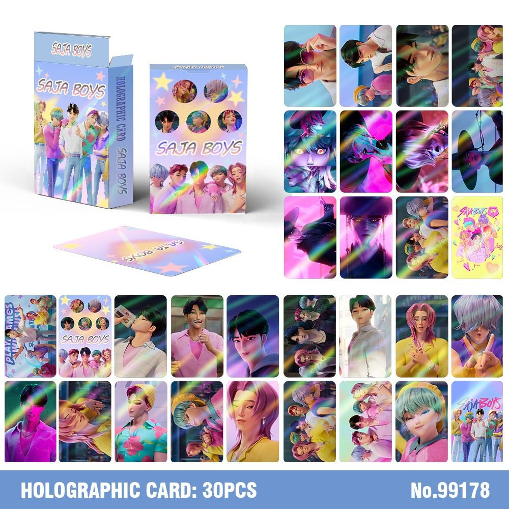 30pcs Kpop Demon Hunters Lomo Cards