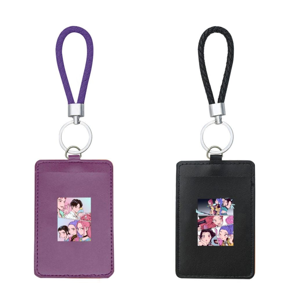 Kpop Demon Hunters Id Card Leather Holder Assorted