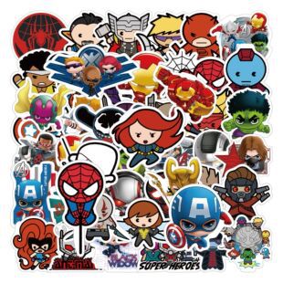 50pcs Marvel Sticker Pack