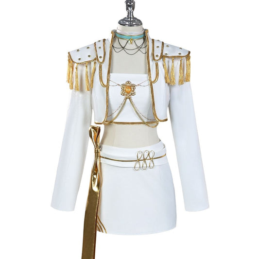 Kpop Demon Hunters Mira White Cosplay Costume [sz:xl]