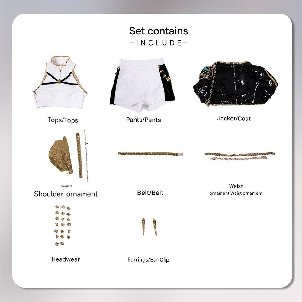 (special Order) Kpop Demon Hunters Rumi Golden Cosplay Costume: 1. Xs (au Xxxs - Xxs) [sz:xs]