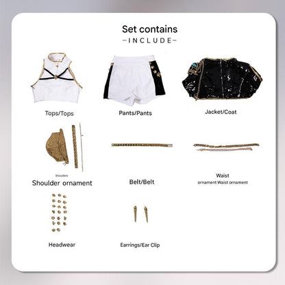 (special Order) Kpop Demon Hunters Rumi Golden Cosplay Costume: 1. Xs (au Xxxs - Xxs) [sz:xs]