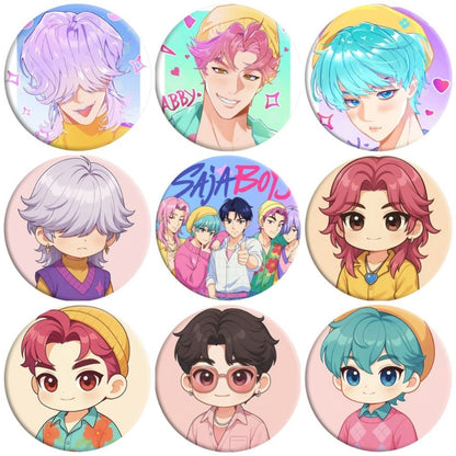 Kpop Demon Hunters - Saja Boys Badge Assorted