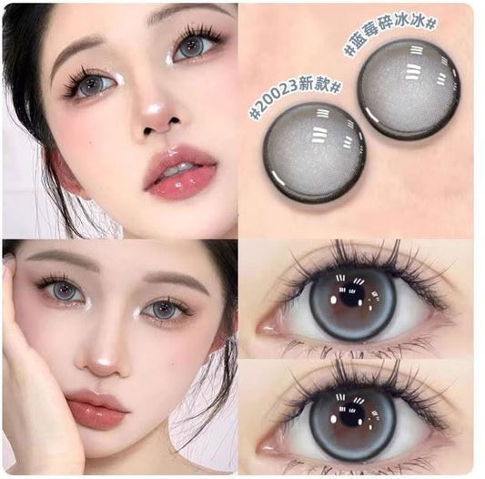 Contact Lenses Blue Blueberry Crushed Iced