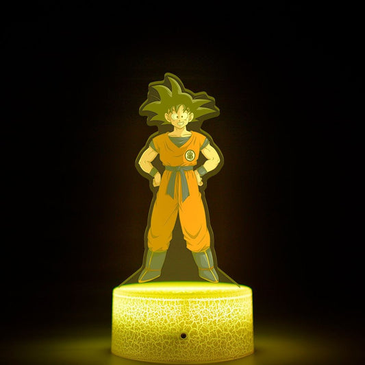 Dragon Ball Black Hair Goku Led Light