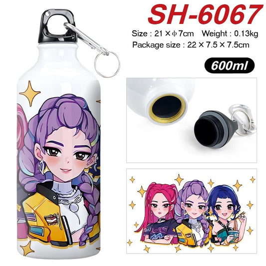 Kpop Demon Hunters Aluminum Water Bottle Assorted