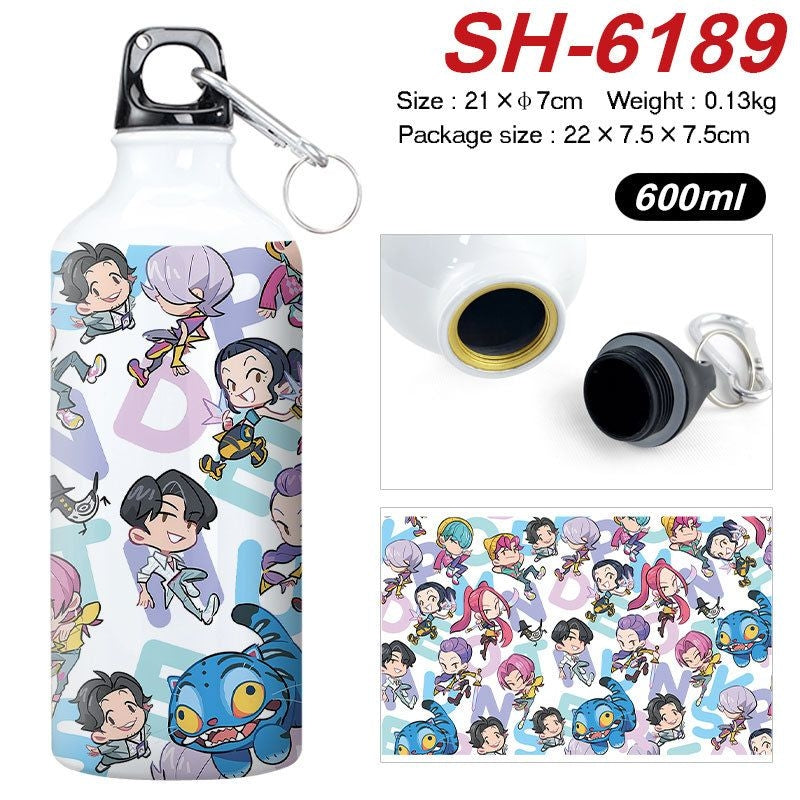 Kpop Demon Hunters Aluminum Water Bottle Assorted