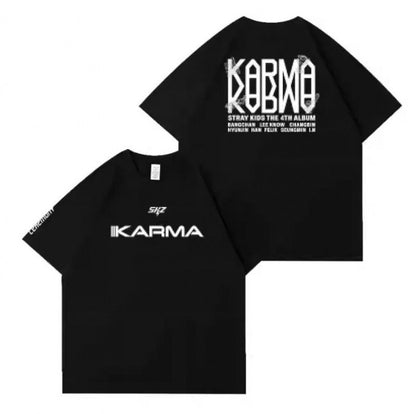Stray Kids Karma 2025 Tshirt: 2. Small (au Xxs-xs) [sz:small]