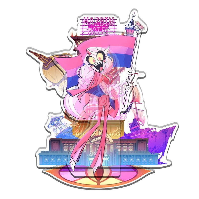 Acrylic Stand 15cm Hazbin Hotel Season 2 Colorful Background [cl:charlie]