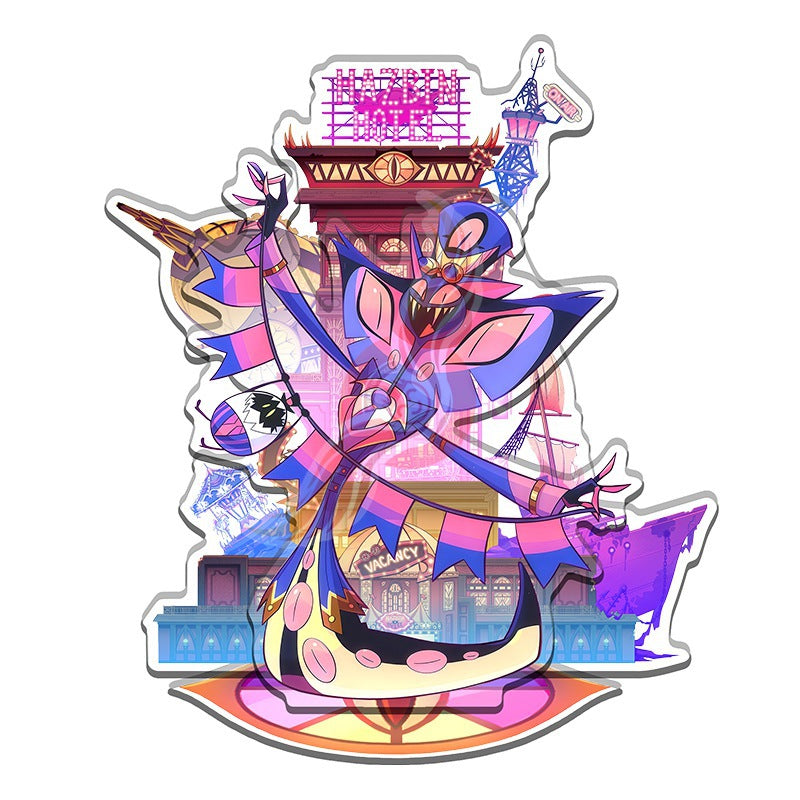 Acrylic Stand 15cm Hazbin Hotel Season 2 Colorful Background [cl:sir Pentious]
