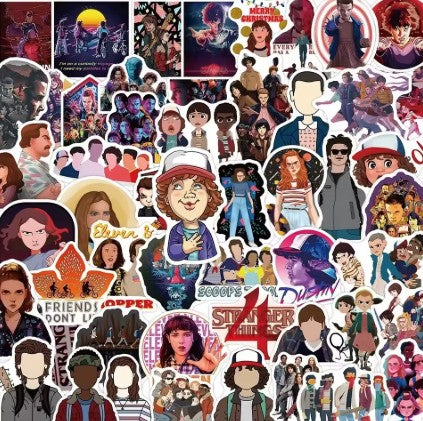50pcs Stranger Things Sticker Pack