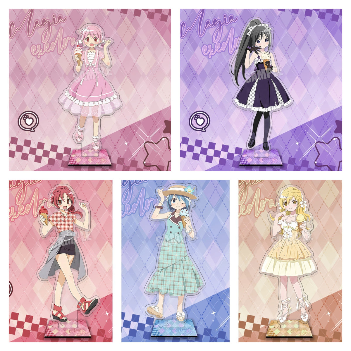 Acrylic Stand 15cm - Madoka Magica [cl:homura Akemi]