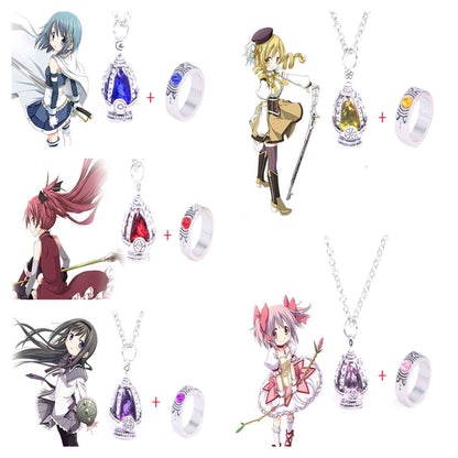 Madoka Magica Necklace & Ring Assorted
