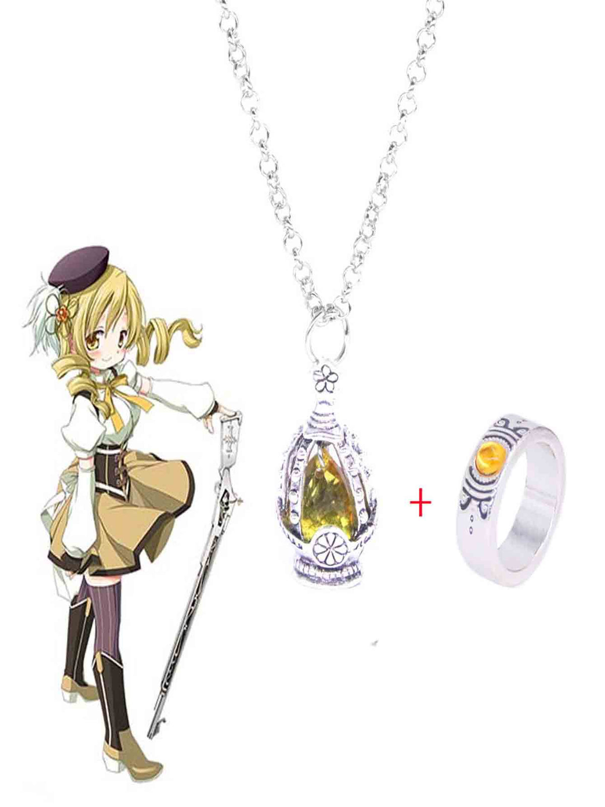 Madoka Magica Necklace & Ring Assorted