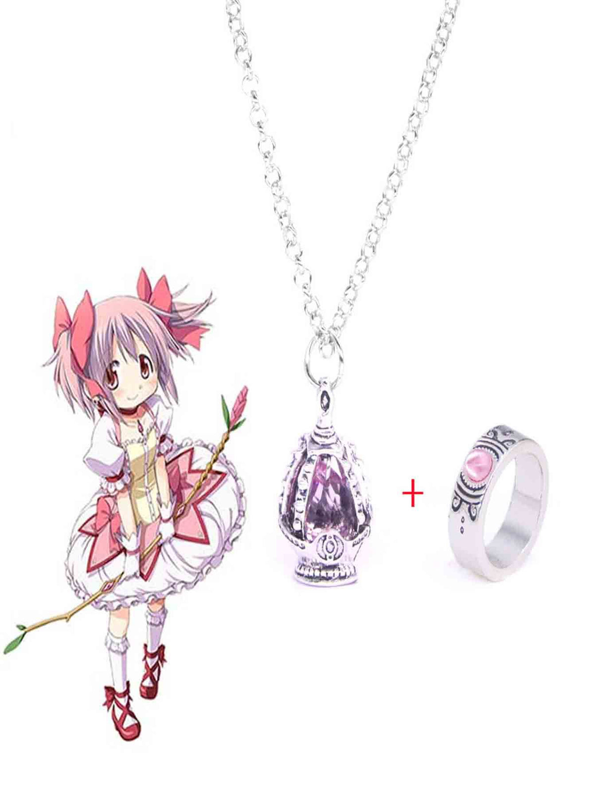 Madoka Magica Necklace & Ring Assorted