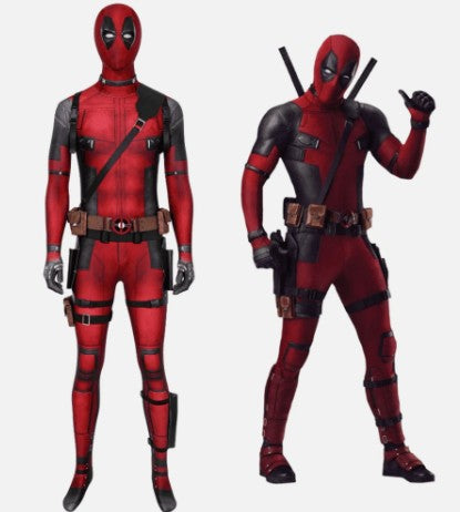 Cosplay Deadpool Full Costume Adult Size [sz:large]