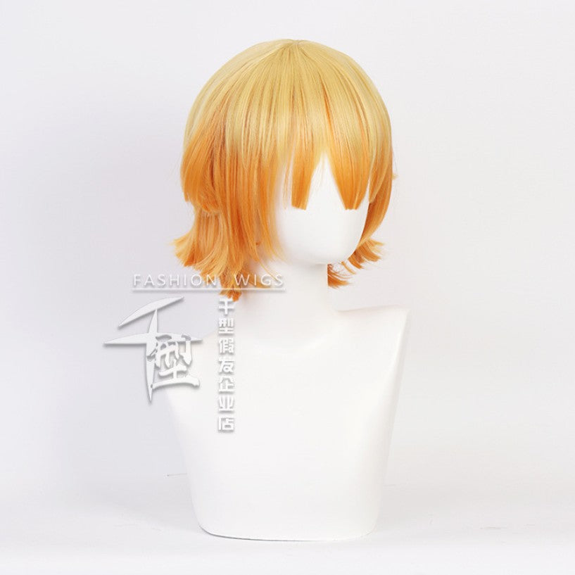 Demon Slayer Cosplay Wig Zenitsu Agatsuma