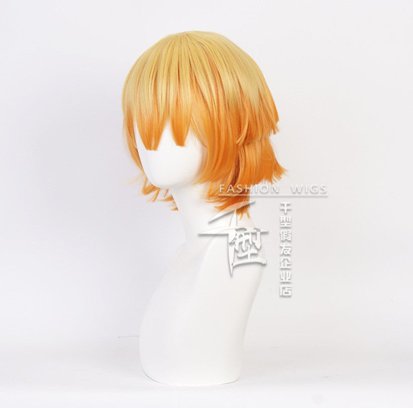 Demon Slayer Cosplay Wig Zenitsu Agatsuma